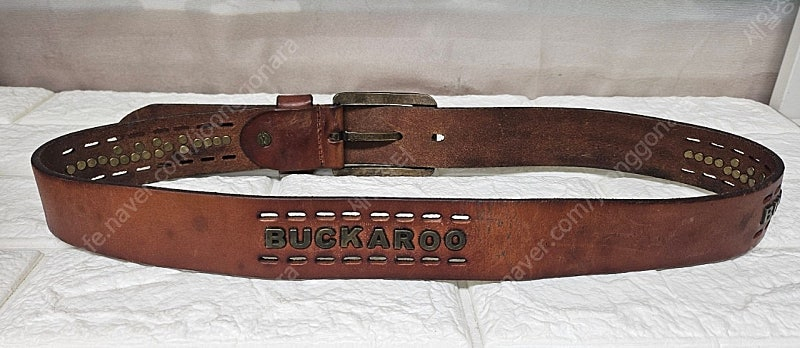 버커루 가죽벨트 31~32 BUCKAROO 천연 소가죽벨트 통가죽벨트 YA91 이미지