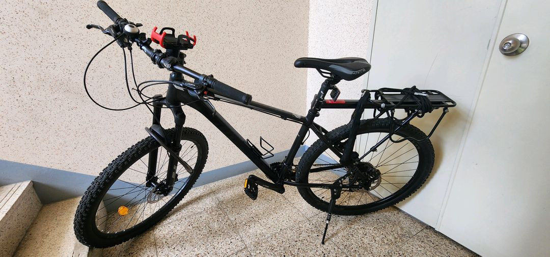 스마트 27.5 테트라7XX 33단 MTB 자전거+ 자전거짐받이 + 스탠드 + 자물쇠 1개 + 핸드폰거치대 이미지