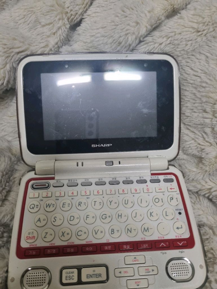 샤프 전자사전 rd-cx310 리얼딕 어학 학습기 이미지