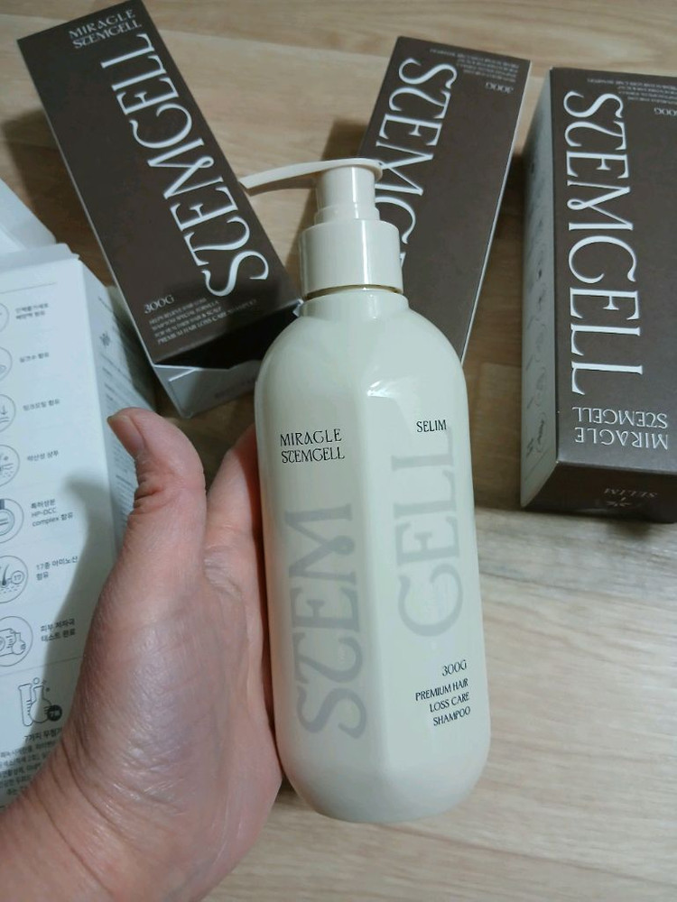 탈모완화샴푸 미라클 스템셀 올인원 300ml 새상품 이미지