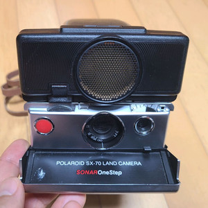 폴라로이드 SX-70 Sonar 네고 가능 영화 광고 이미지