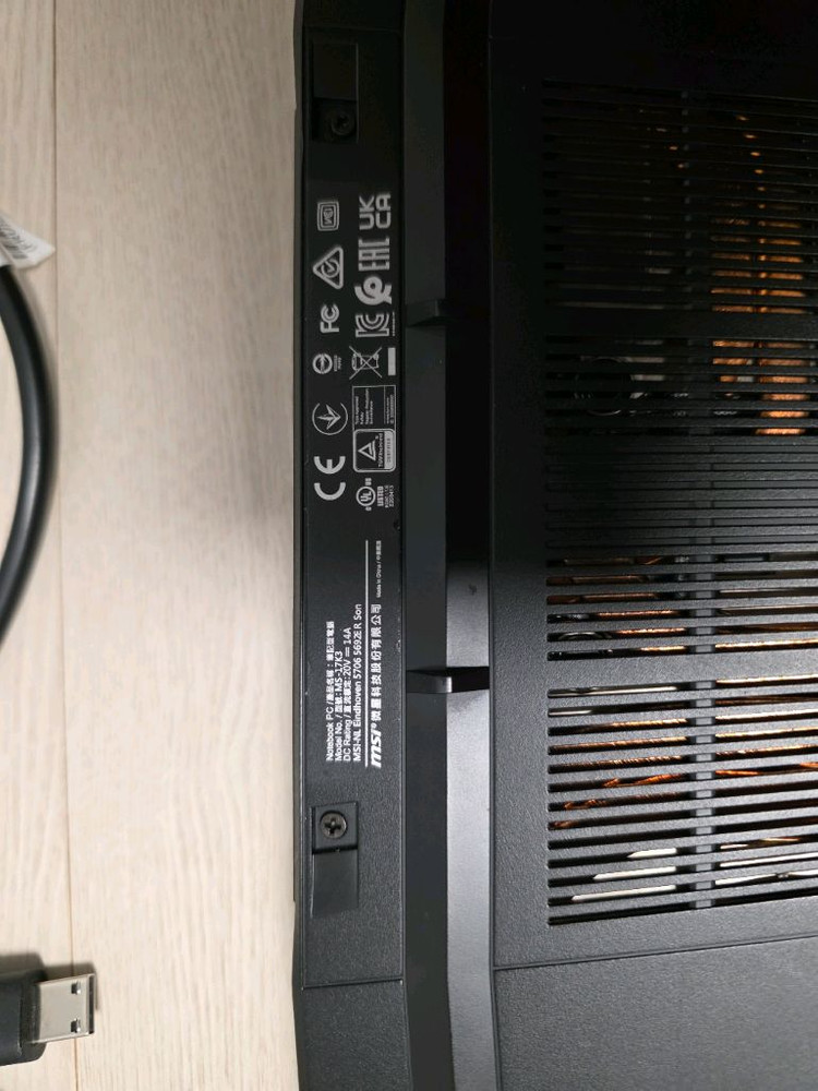 MSI 게이밍 노트북 17인치, 11800 RTX3070, 16GB 이미지