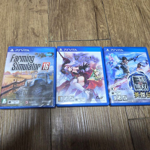 PS VITA 플레이스테이션 비타게임 일괄(밤이 없는 나라,진삼국무쌍 영걸전,파밍 시뮬레이터) 이미지