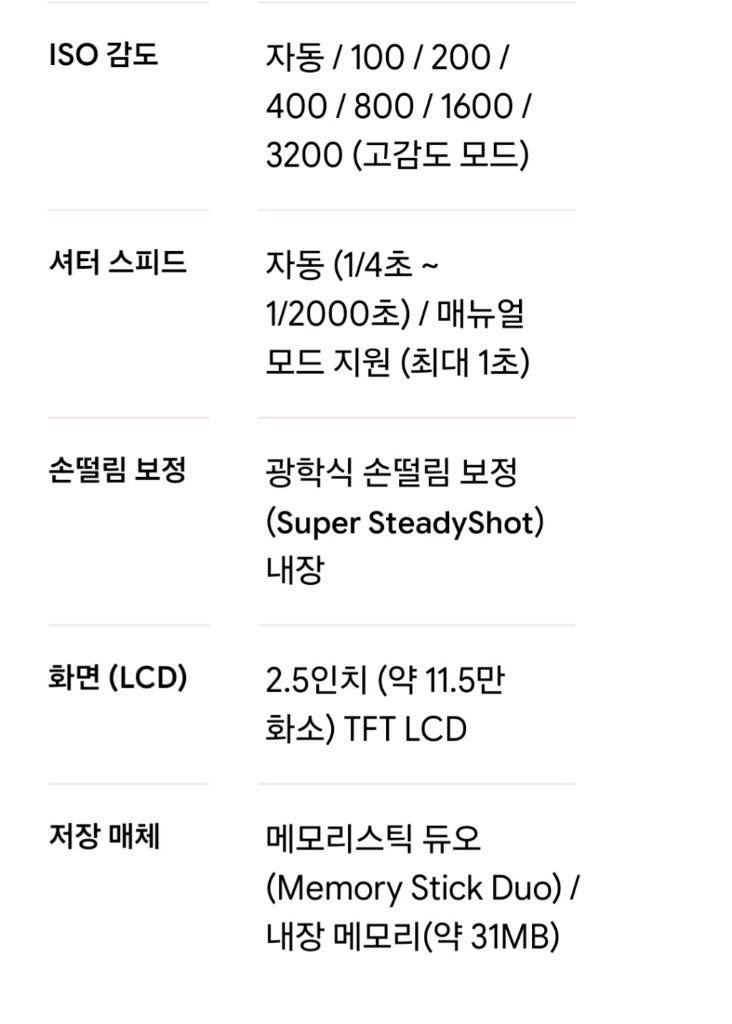 소니 사이버샷 DSC-W200 디카 디지털카메라 이미지