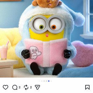 (마지막가격) 52TOYS 타이니빌 미니언즈 밥앤팀 인형 이미지