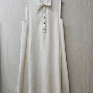 줄로그 트위드 카라넥롱원피스 이미지
