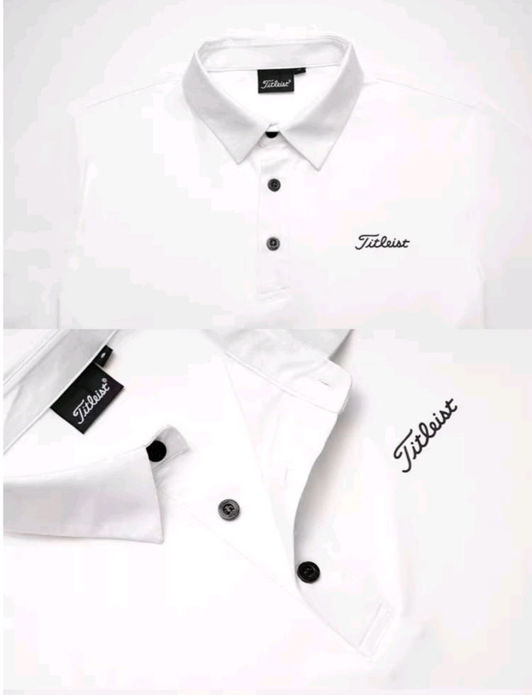 타이틀리스트 긴팔 카라티셔츠 XL 블랙, 화이트 2종 팝니다 이미지