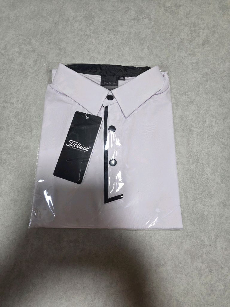 타이틀리스트 긴팔 카라티셔츠 XL 블랙, 화이트 2종 팝니다 이미지