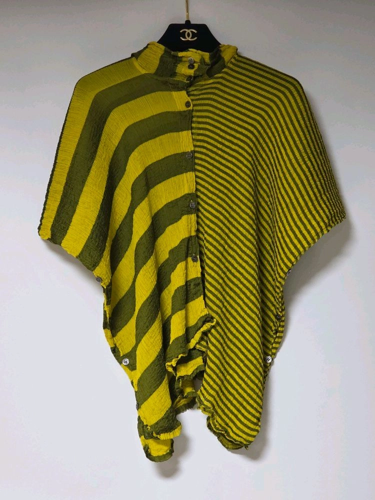 미 이세이미야케 me ISSEY MIYAKE 스트라이프 탑 (F) 이미지
