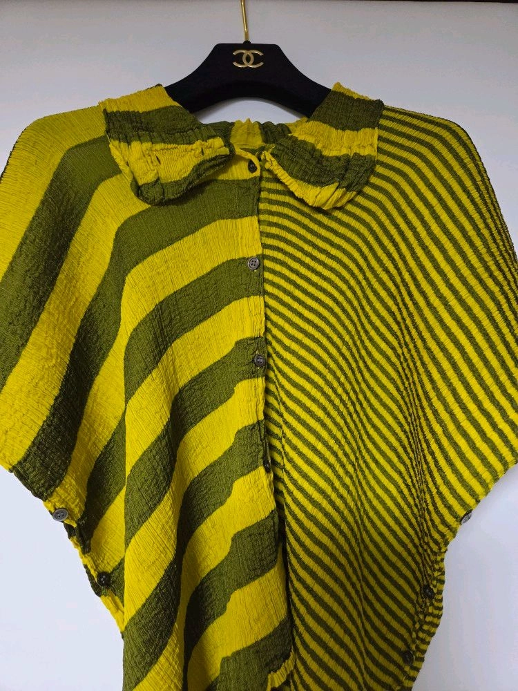 미 이세이미야케 me ISSEY MIYAKE 스트라이프 탑 (F) 이미지