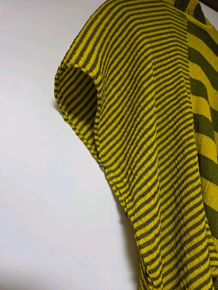 미 이세이미야케 me ISSEY MIYAKE 스트라이프 탑 (F) 이미지