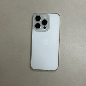 아이폰 14 프로 실버 256GB +신지모루 사생활 필름+투명케이스 이미지