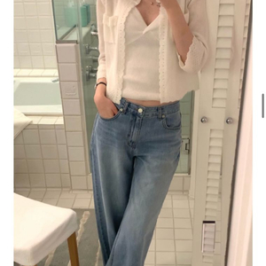 르플레인 브러쉬 데님 숏 s 새상품 이미지