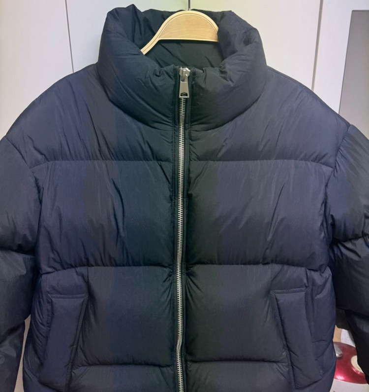자라 100% 페더 덕다운 패딩 블랙 M사이즈 이미지