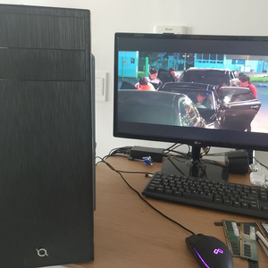 PC, 데스크탑, 본체 CPU :라이젠3 2200G, ASUS A320M-K, 메모리 : 8GB, 그래픽: gt 이미지