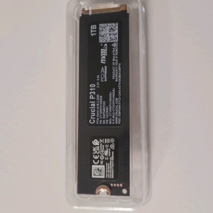 크루셜 P310 M.2 NVMe Gen4 SSD 1TB 미사용 이미지