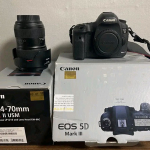 캐논 5d mark3 ef 24-70mm 실사용 2개월 판매합니다 (오막삼) 이미지