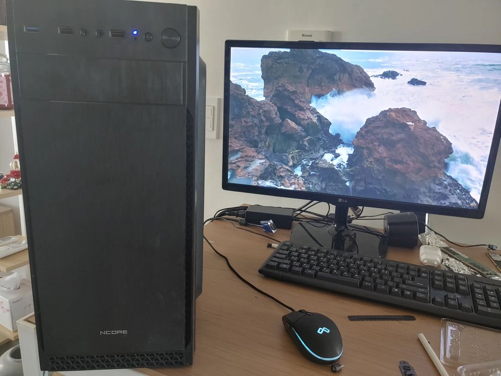 PC, 데스크탑, 본체 라이젠3 3200G, 보드: A320MH, 램 : 16GB, GTX 1050 TI 4 이미지
