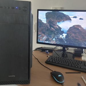 PC, 데스크탑, 본체 라이젠3 3200G, 보드: A320MH, 램 : 16GB, GTX 1050 TI 4 이미지