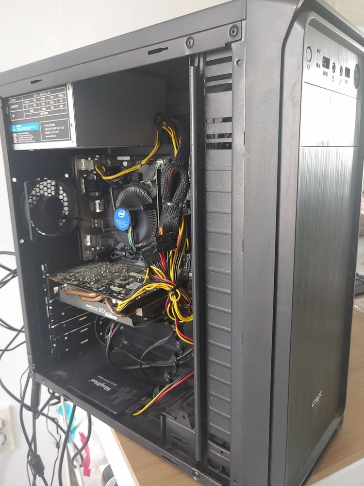 PC, 데스크탑, 본체 ( i3 9100, H310M-A, 메모리 : 8GB, 그래픽:GTX 960.... ) 이미지
