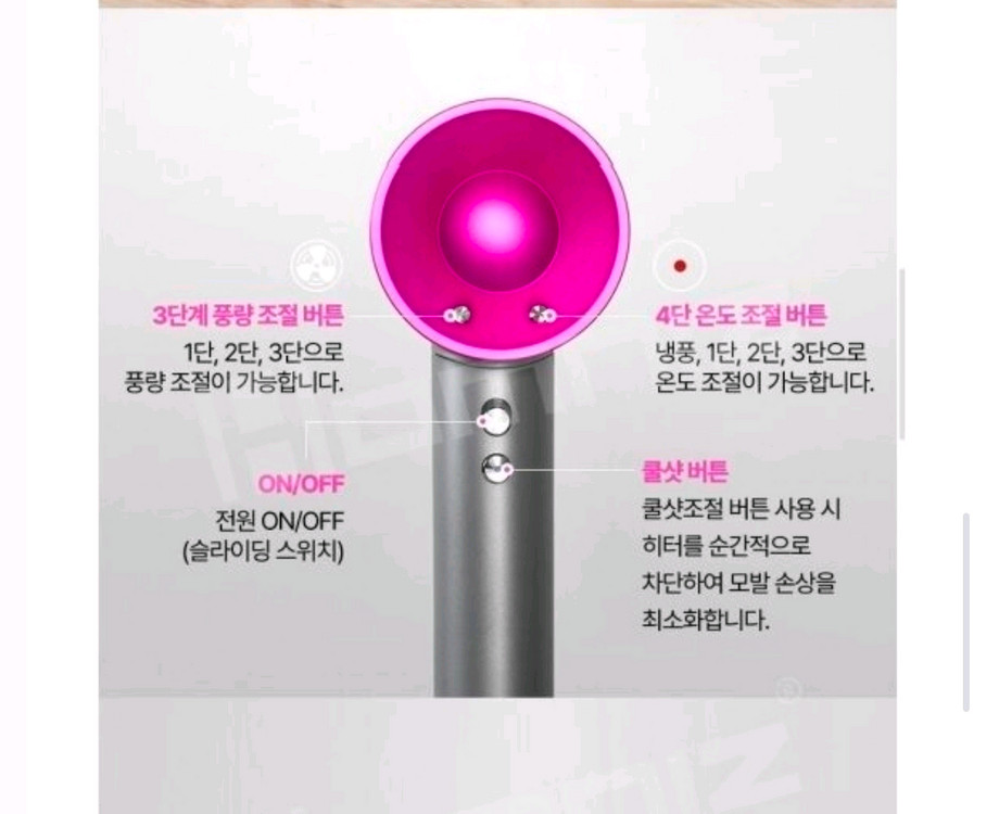 보랄 더뷰티 싱글 헤어드라이어 BR-BHD10 이미지