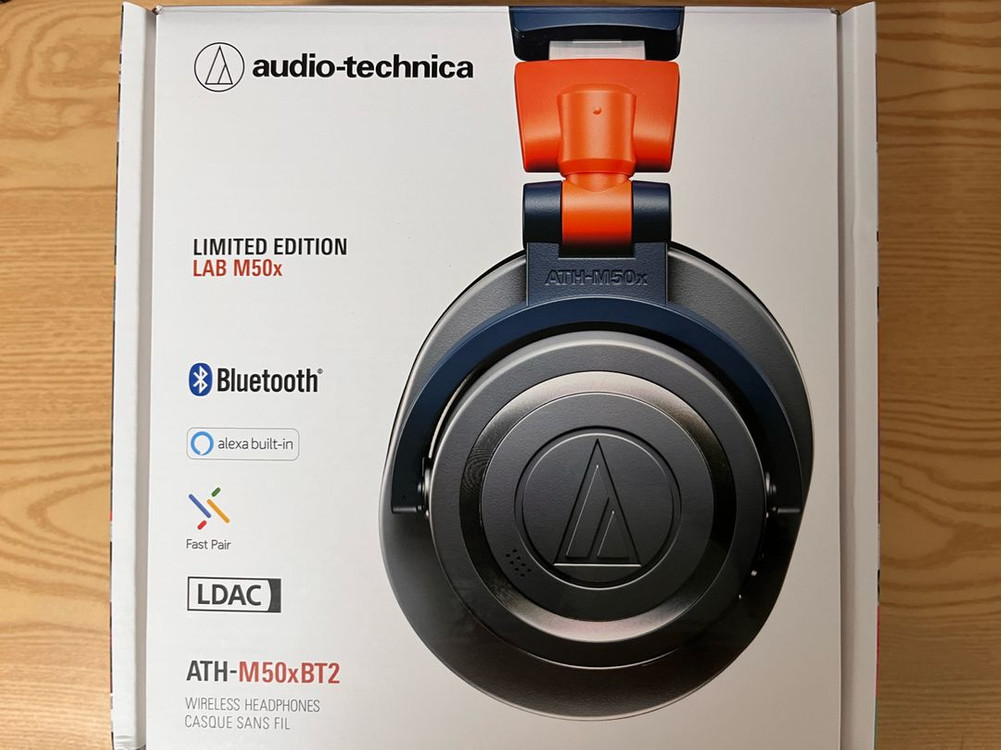 오디오테크니카 M50X BT2 블루투스 헤드폰 LAB 한정판 이미지
