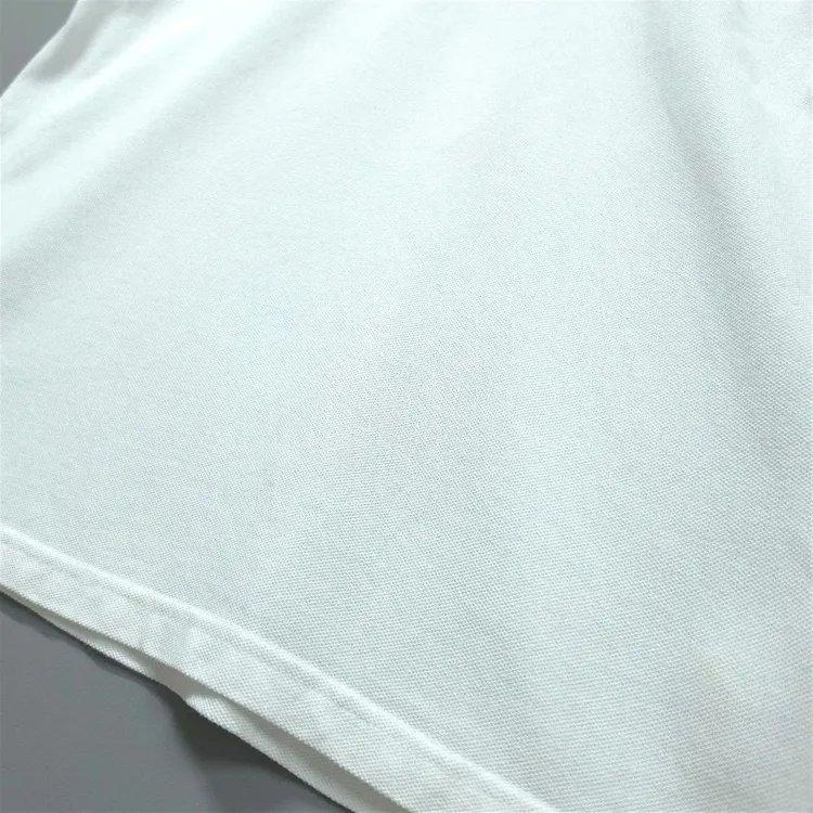 [M] 라코스테 화이트 코튼 PK 반팔 카라티셔츠 이미지
