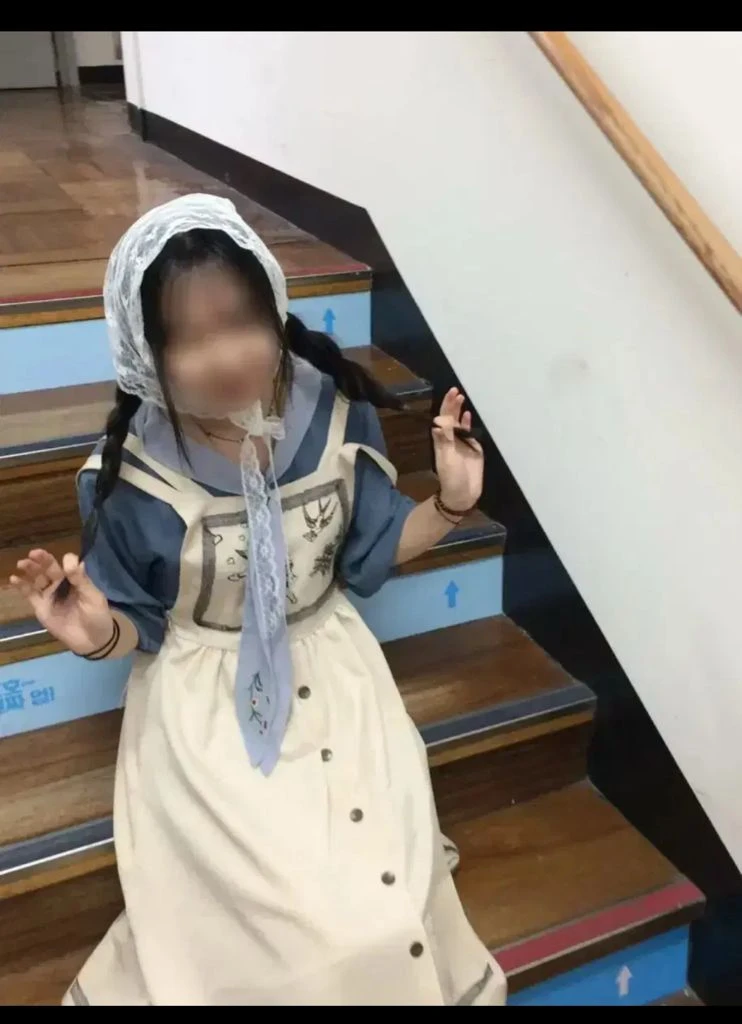!소품 신발 포함! 알프스소녀 하이디 졸업사진 의상 졸사 대여 이미지