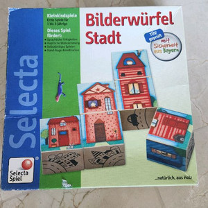 독일 셀렉타 원목장난감 Bilderwuerfel Stadt 이미지