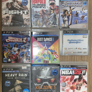 플스3(PS3) 무브게임 9종 판매합니다. 이미지