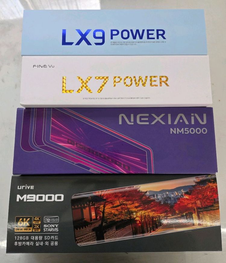 (전제품무료설치)퀀텀4,QXD2,QXD9000미니,파인뷰 LX9,넥시안 360X,NM5000 블랙박스 이미지