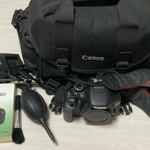 캐논 EOS 600D DSLR 카메라 바디, 가방 포함 이미지