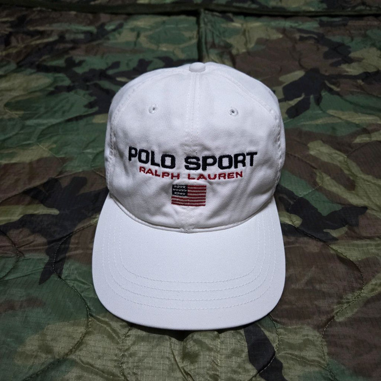 90s Vintage Polo Sport Twill Ball Cap 빈티지 폴로 스포츠 트윌 볼캡 이미지