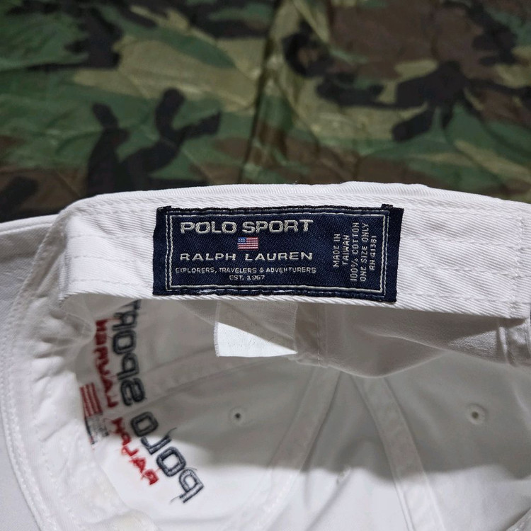 90s Vintage Polo Sport Twill Ball Cap 빈티지 폴로 스포츠 트윌 볼캡 이미지