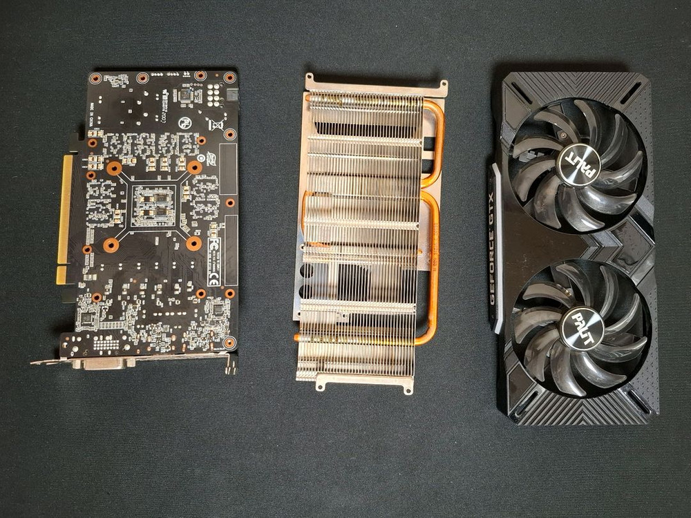 컴퓨터 그래픽카드 PALIT GTX 1660SUPER 6GB 이미지