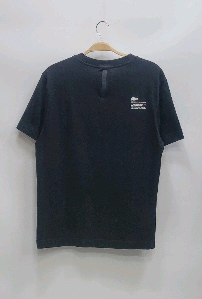 LACOSTE 21SS 라코스테 릴랙스핏 그래픽 티셔츠 / 남 100 블랙 이미지