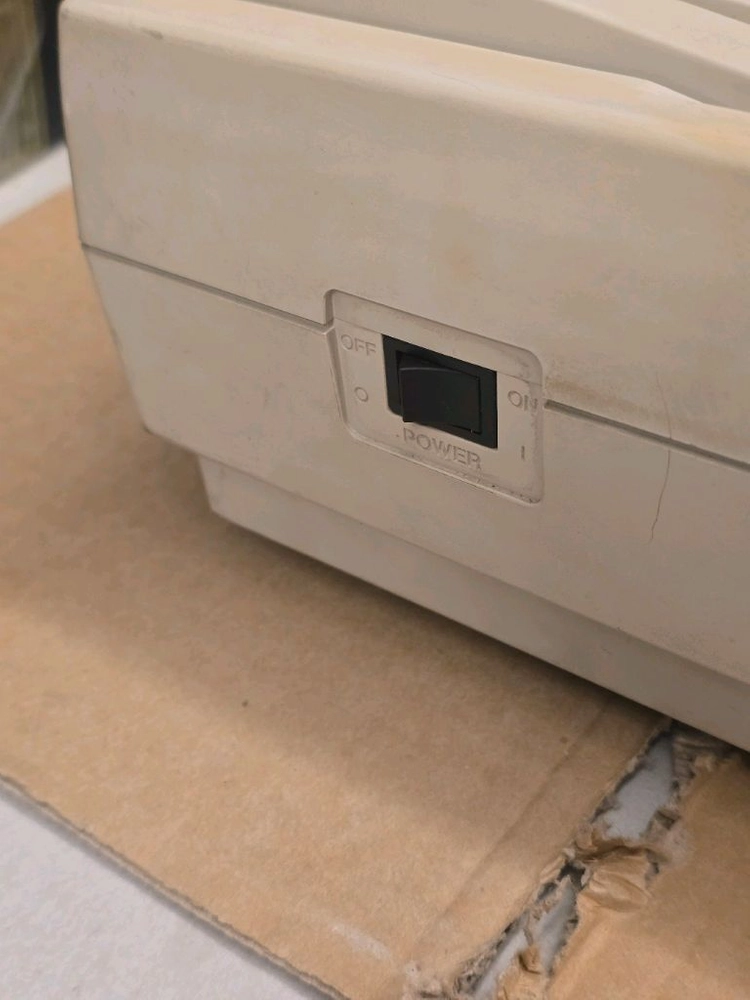 앱손 LQ-510 24핀 도트 매트릭스 타격식 프린터 1990년 레트로 전자제품 엡손 이미지