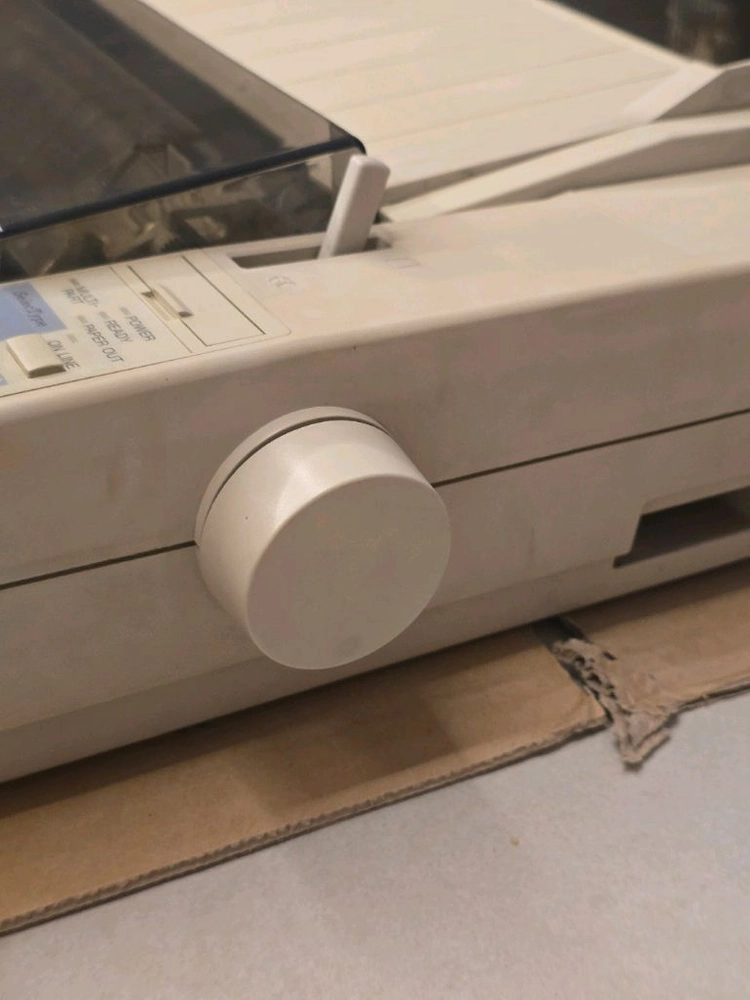 앱손 LQ-510 24핀 도트 매트릭스 타격식 프린터 1990년 레트로 전자제품 엡손 이미지