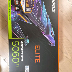 기가바이트 RTX 5060 Ti AORUS ELITE 이미지