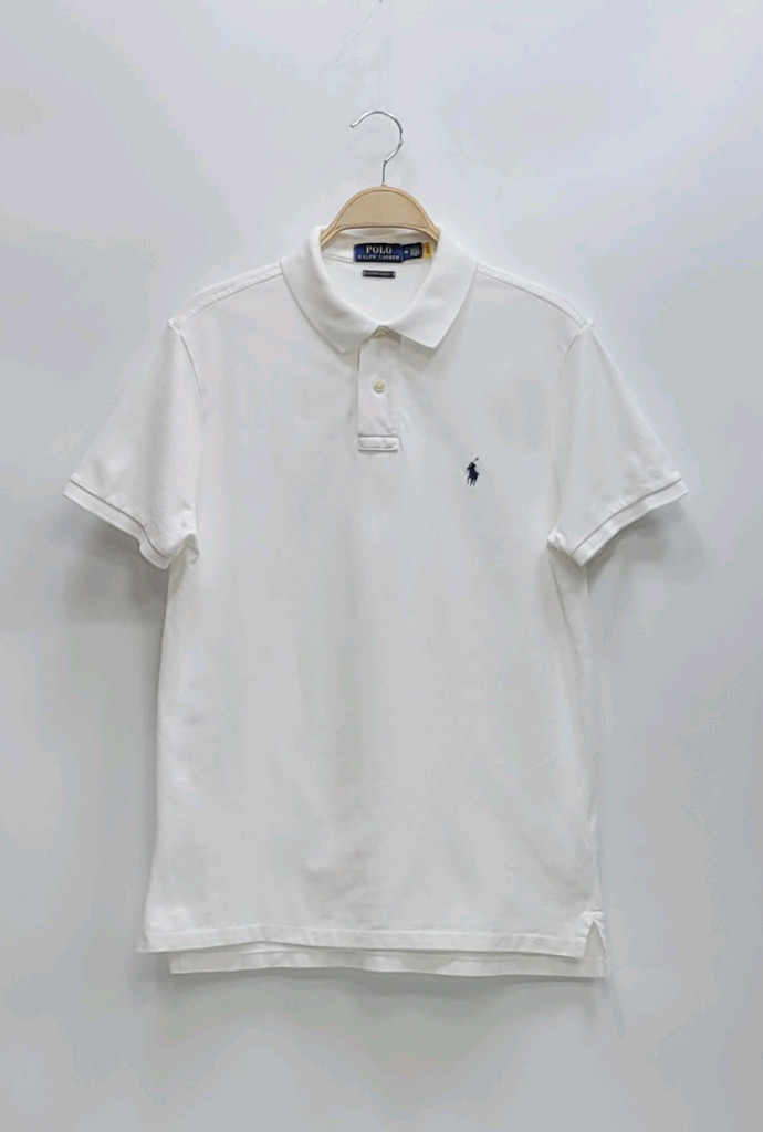 POLO 폴로 랄프로렌 아이코닉 메시 폴로 셔츠 / 남 M 화이트 이미지