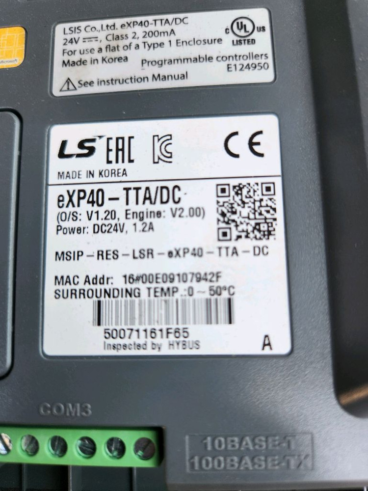 LS eXP40-TTA/DC 프로그래머블 컨트롤러 이미지