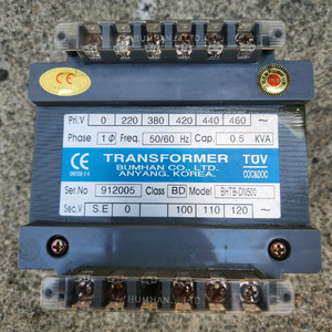 BUMHAN 변압기 BHTB-DN500 500VA 이미지