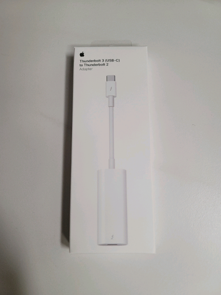 썬더볼트3 USB-C to 2 어댑터(애플정품) 판매합니다. 이미지