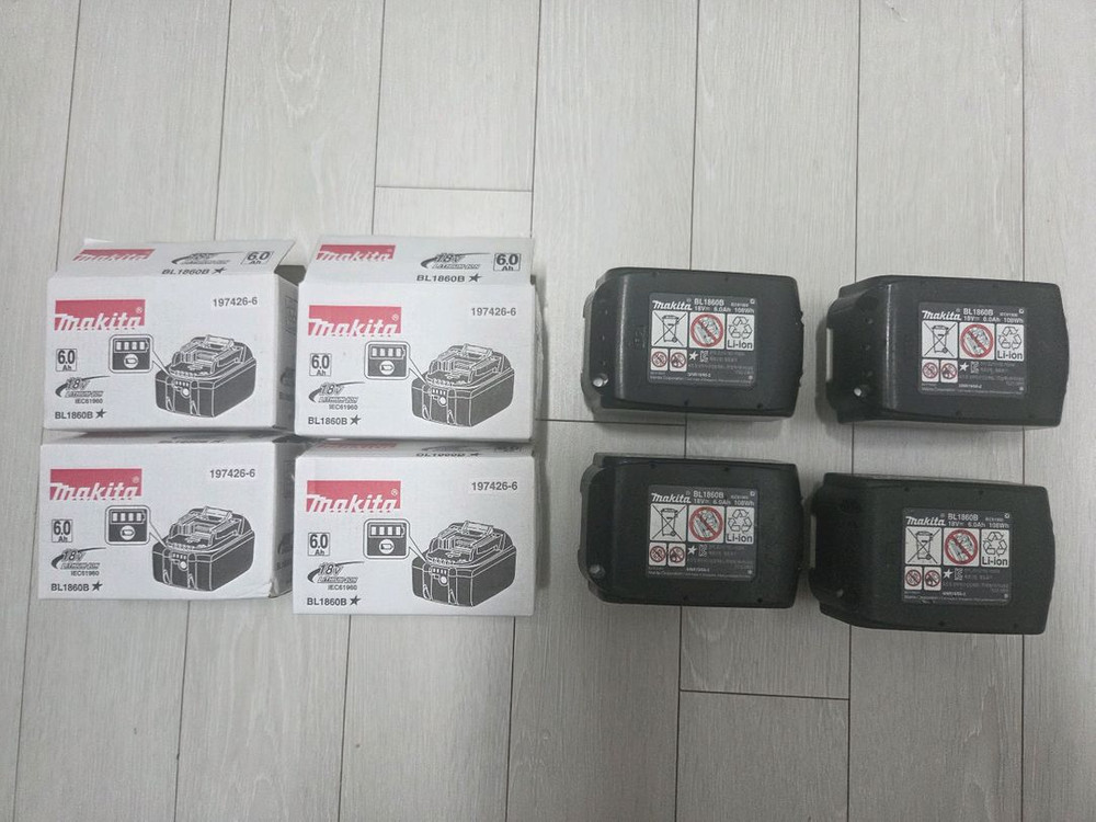 마끼다 정품 배터리 6.0 국내정발정품 BL1850B BL1860B 이미지