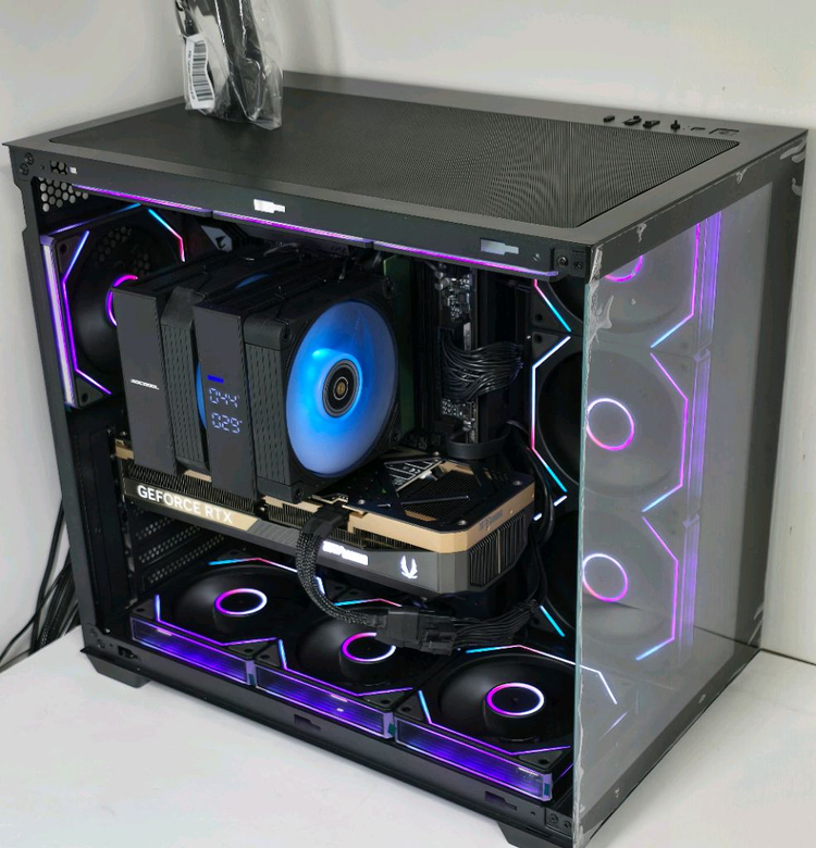 (새제품 반본체 공랙 블랙)9800X3D, 16GB, 1000W, 공랭최강, 방송게이밍컴퓨터본체 이미지