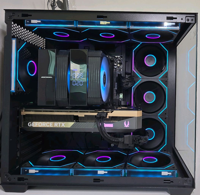 (새제품 반본체 공랙 블랙)9800X3D, 16GB, 1000W, 공랭최강, 방송게이밍컴퓨터본체 이미지