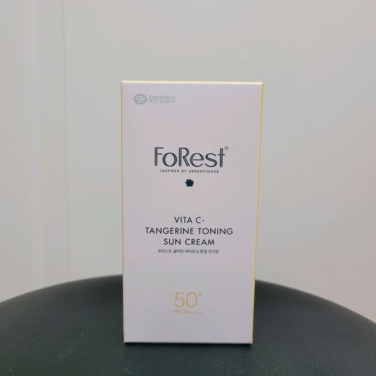 (새제품) 포레스트 귤타민 비타토닝 톤업 선크림 50ml 이미지