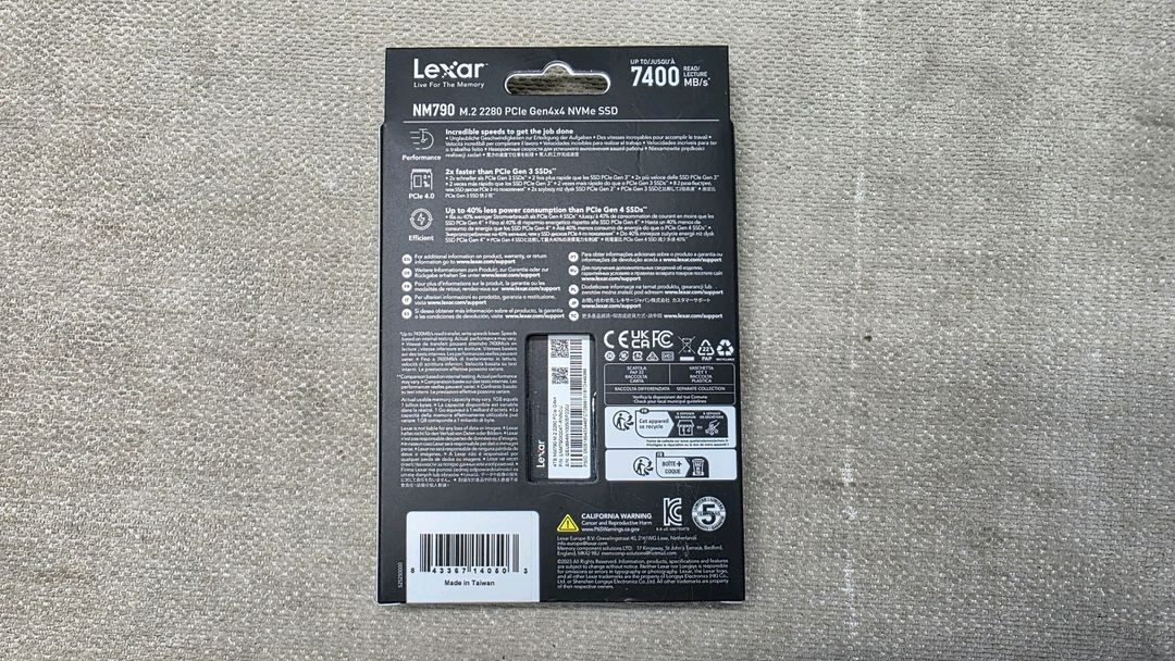 렉사 NM790 NVMe SSD 4TB(미개봉 새상품) 이미지