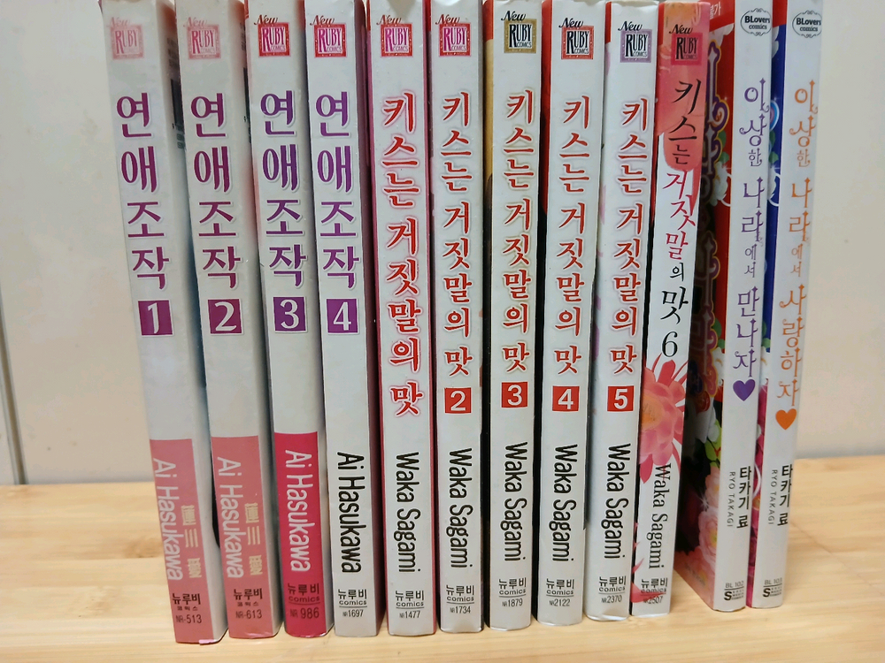 일본 만화책 한국어판, 번역본 이미지