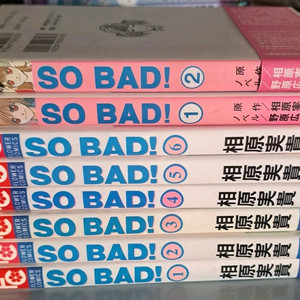 SO BAD 완결만화책 및 소설책 일본어 원서 일괄 이미지
